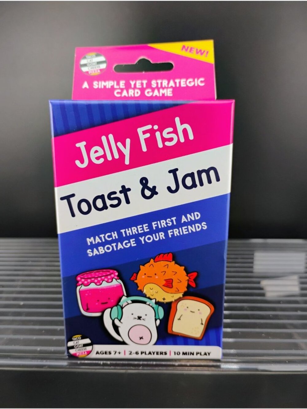 Jelly Fish Toast & Jam Strategic Card Game Ages 7+ Fun Match Play